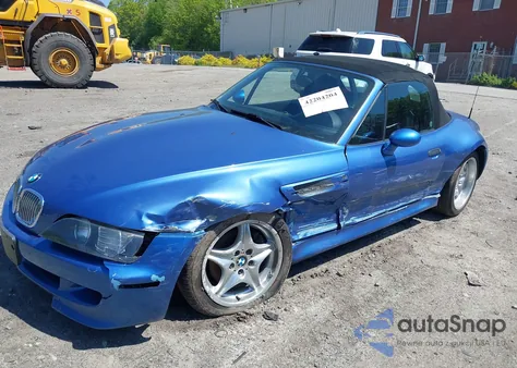 2000 BMW M из США, поврежденный, VIN WBSCK9349YLC93722